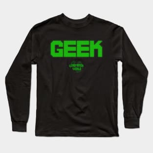 Cinemania World Duane's "GEEK" T-Shirt Long Sleeve T-Shirt